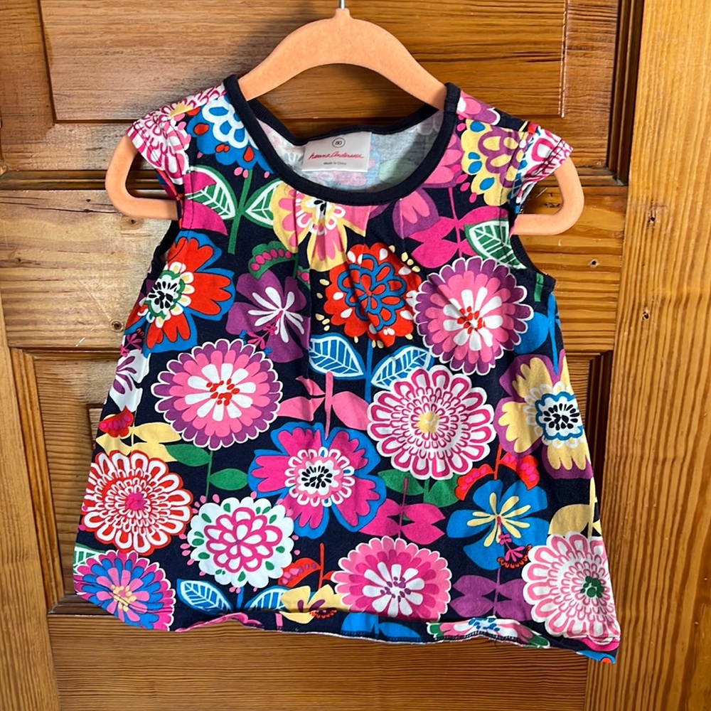 Hanna vibrant floral tunic